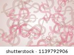 multicolored translucent dollar ... | Shutterstock . vector #1139792906