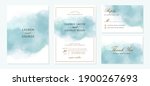 wedding invitation set with... | Shutterstock .eps vector #1900267693