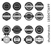 a vintage badge design set. | Shutterstock .eps vector #1830473699