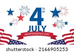 4th of july  usa celebration of ... | Shutterstock .eps vector #2166905253
