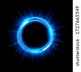 abstract glowing circle ... | Shutterstock .eps vector #1727665549