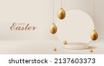 easter banner for product... | Shutterstock .eps vector #2137603373
