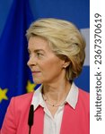 Small photo of Press statement by European Commission President Ursula von der LEYEN and the Prime Minister of Latvia, Evika SILINA in Brussels, Belgium on September 27, 2023.