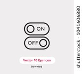 phone switch buttons vector... | Shutterstock .eps vector #1041606880