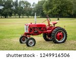 Red Antique Vintage Tractor...
