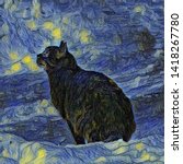 Digital Painting Shambhala Cat...