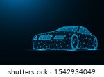 car low poly design  transport... | Shutterstock .eps vector #1542934049