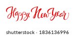 happy new year hand lettering... | Shutterstock .eps vector #1836136996