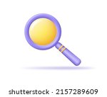 magnifying glass 3d icon.... | Shutterstock .eps vector #2157289609