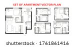 Architecture Plan Apartment Set ...