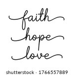 Faith  Hope  Love. Bible ...