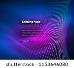 neon glowing background for... | Shutterstock .eps vector #1153646080