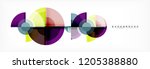 vector fantastic circle modern... | Shutterstock .eps vector #1205388880