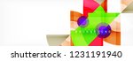 modern geometric abstract... | Shutterstock .eps vector #1231191940