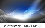 neon lines shiny glowing... | Shutterstock .eps vector #1382113436