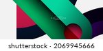 geometric abstract background.... | Shutterstock .eps vector #2069945666