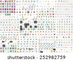 logo mega collection  abstract... | Shutterstock .eps vector #252982759