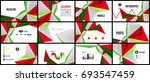 modern triangle presentation... | Shutterstock . vector #693547459