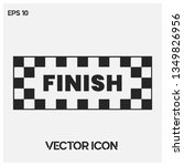 formula1 abstract finish vector ... | Shutterstock .eps vector #1349826956