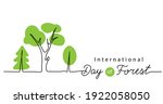 international day of forest... | Shutterstock .eps vector #1922058050