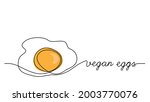 vegan eggs vector illustration. ... | Shutterstock .eps vector #2003770076