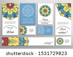 big set of greeting cards or... | Shutterstock .eps vector #1531729823