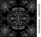 raster seamless pattern  hand... | Shutterstock . vector #184410143