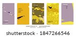 abstract art backgrounds set.... | Shutterstock .eps vector #1847266546