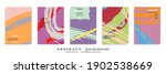 abstract backgrouns set  grunge ... | Shutterstock .eps vector #1902538669