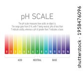 ph value scale from acid to... | Shutterstock .eps vector #1958476096