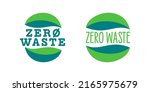 zero waste vector icon stamp... | Shutterstock .eps vector #2165975679