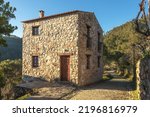 Street And Stone House In The...