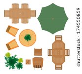 Outdoor Furniture Landscape Design Stock Vector Royalty Free 174550859 Outdoor Furniture Landscape Design Stock Vector Royalty Free 174550859