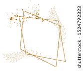 gesmetry frame with graphic... | Shutterstock . vector #1524792323