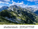 Small photo of View towards Vogel peak above Bohinj Lake