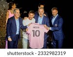 Small photo of Fort Lauderdale, FL, USA. 16th July 2023. Inter Miami CF today announced the joining of seven-time Ballon d’Or winner and World Cup Champion, Lionel Messi. La Presentasione Lionel Messi.