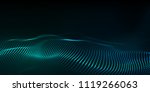 big data. futuristic technology ... | Shutterstock .eps vector #1119266063