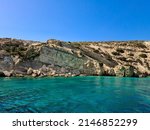 Cliffside View Of Kos In Greece....