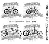 types of bicycles in the form... | Shutterstock .eps vector #1103622800