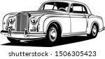 classic vintage retro car design | Shutterstock .eps vector #1506305423