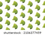 polygon wolf head seamless... | Shutterstock .eps vector #2106377459
