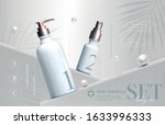 vector 3d elegant cosmetic... | Shutterstock .eps vector #1633996333