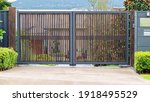 Small photo of Automatic swing open front entrance gate