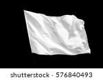 Isolated White flag