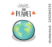 Save The Planet. Vector...
