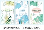 organic collection  eco shop ... | Shutterstock .eps vector #1500204293
