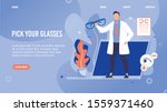 glasses selection online... | Shutterstock .eps vector #1559371460