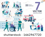 family doctor  ambulance... | Shutterstock .eps vector #1662967720