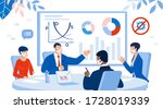 business brainstorming... | Shutterstock . vector #1728019339