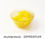 Mango Jelly In A Small Glass...